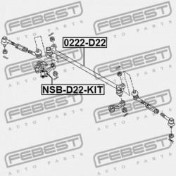 KORMÁNYRÚD NISSAN NISSAN TEHERAUTÓ D22 1997.02-2012.03 GL 48560-3S525