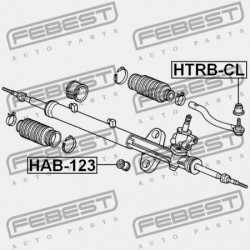 KORMÁNYRÚDVÉG GUMI HONDA CR-V RD1 1996-2001 GN 53546-S84-003