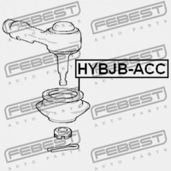 KORMÁNYRÚDVÉG GUMI HYUNDAI ACCENT 00 (1999-) GEN 56828-22000