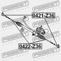 KORMÁNYRÚDVÉG MITSUBISHI COLT Z32A/Z34A/Z36A/Z37A/Z38A/Z39A 2004-2012 MR977606