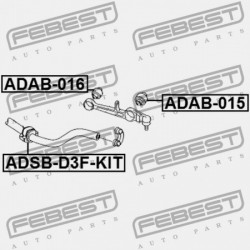 ELSŐ STABILIZÁTOR PERSELY (KÉSZLET) AUDI A8 2004-2010 CA 4E0411305AB