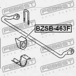 ELSŐ STABILIZÁTOR PERSELY MERCEDES BENZ G-OSZTÁLY 463 1992-2018 A4633230485