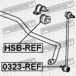 ELSŐ STABILIZÁTOR PERSELY HONDA CR-V RE7 2008-2011 EU 51306-SWA-A01