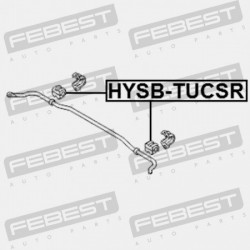 HÁTSÓ STABILIZÁTOR PERSELY HYUNDAI IX35/TUCSON 10 (2009-2013) [GEN]. 55513-3N200