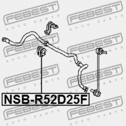 ELSŐ STABILIZÁTOR PERSELY NISSAN QX60/JX L50 2012.04- GL 546139N01B