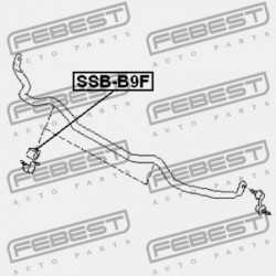 ELSŐ STABILIZÁTOR PERSELY SUBARU TRIBECA W10 2004.11- USA 20414-XA00A