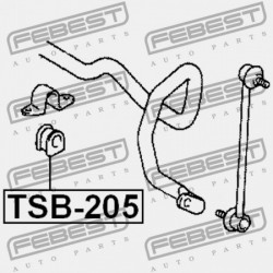 ELSŐ STABILIZÁTOR PERSELY TOYOTA RAV4 ACA2 2000.08-2005.11 EU 48815-42050