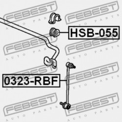 HONDA ODYSSEY RL3 2005-2009 US ELSŐ STABILIZÁTOR HONDA ODYSSEY RL3 2005-2009 US 51320-SHJ-A02