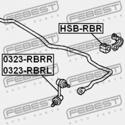 JOBB HÁTSÓ STABILIZÁTORKILINCS HONDA ODYSSEY RB1 2004-2008 JP 52320-SFE-013
