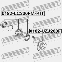 ELÜLSŐ KERÉKAGY TOYOTA LAND CRUISER URJ202,UZJ200,VDJ200 2007.09- EU 43502-60190