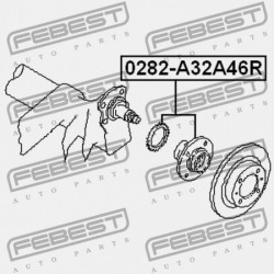 HÁTSÓ KERÉKAGY NISSAN ALMERA TINO V10M 2000.05-2005.11 ER 43200-1L000