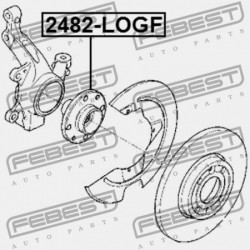 RENAULT LOGAN 2005-2013 ELSŐ KERÉKAGY 6001547685