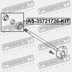 HÁTSÓ FÉLTENGELY CSAPÁGYKÉSZLET TOYOTA CALDINA AT191,CT19,ET196,ST19 1992.11-2002.06 JP 04421-27050