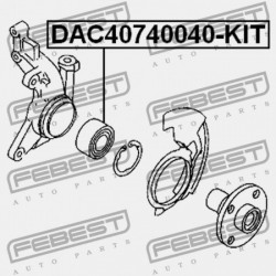 ELSŐ KERÉKAGYCSAPÁGY AUDI A3/S3/SPORTB./LIM./QU 1997-2003 RDW 1J0498625