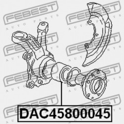 ELSŐ KERÉKAGYCSAPÁGY VOLKSWAGEN EUROVAN 1996-2004 USA 701598625