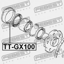 HÁTSÓ KERÉKAGY CSAPÁGYFEDÉL TOYOTA CRESTA GX90,JZX9,LX90,SX90 1992.10-1996.09 JP 42451-50010