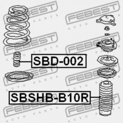 HÁTSÓ LENGÉSCSILLAPÍTÓ VISSZARUGÓZÁS SUBARU FORESTER S10 1996.10-2002.01 JP 20371-FC000