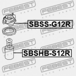 HÁTSÓ LENGÉSCSILLAPÍTÓ BURKOLAT VISSZARUGÓZÁSSAL SUBARU FORESTER S12 2007.09- JP 20371-SC000