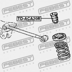 HÁTSÓ LENGÉSCSILLAPÍTÓ VISSZARUGÓZÁS TOYOTA RAV4 ACA2 2000.08-2005.11 EU 48306-42050