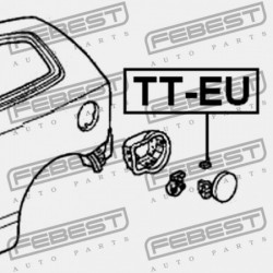 ÜZEMANYAGTARTÁLY LÁTÓÜVEG TÜKÖRKÉP HONDA CIVIC EP2 2001-2005 EU 74422-ST5-000