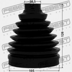 KÜLSŐ CSUKLÓVÉDŐ TOYOTA LAND CRUISER PRADO GDJ150,GRJ150,KDJ150,LJ150,TRJ15 2 43430-60080