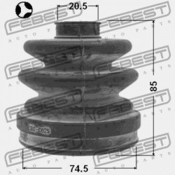 NISSAN PRIMERA P11E BELSŐ CSUKLÓVÉDŐ 1996.06-2002.01 EL 39741-2F025