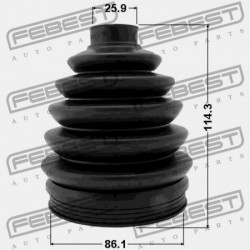 AUDI A3/S3/SPORTB./LIM./QU 2004-2013 RDW KÜLSŐ CSUKLÓFEDÉL 1K0498203
