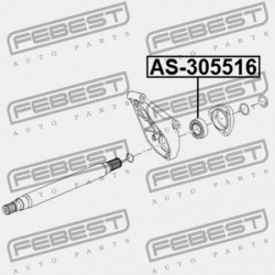HAJTÓTENGELYCSAPÁGY OPEL ASTRA J 2010-2015 0375017