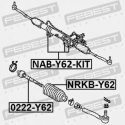 KORMÁNYRÚD BURKOLAT. NISSAN PATROL Y62 2010.03- EL D8203-1LB0A
