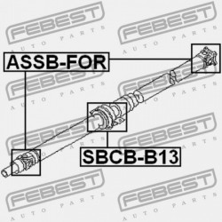 TENGELYTÁMASZ SUBARU LEGACY B13 2003.01-2009.04 JP 27111-AG060