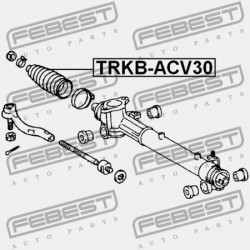 KORMÁNYRÚD BURKOLAT. TOYOTA CAMRY (JPP) ACV30,MCV3 2001.07-2006.01 US 45535-06040