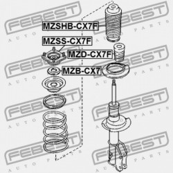 ELSŐ LENGÉSCSILLAPÍTÓ TARTÓ MAZDA CX-7 ER 2007-2009 EU TD11-34-380B