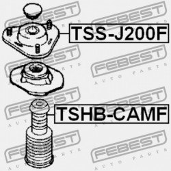 ELSŐ LENGÉSCSILLAPÍTÓTARTÓ TOYOTA CAMI J100E,J102E,J122E 1999.05-2005.12 JP 48609-87403