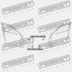 BAL ELSŐ AJTÓ FELSŐ CSUKLÓPÁNT TOYOTA CRESTA GX90,JZX9,LX90,SX90 1992.10-1996.09 JP 68720-22071