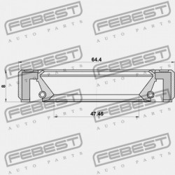 SEBESSÉGVÁLTÓ TÖMÍTÉS NISSAN TEANA J31 2006.04-2008.02 EL 31375-1XD00