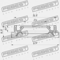 ELSŐ FÉLTENGELY TÖMÍTÉS FORD RANGER ES 2009-2012 EU 3647540