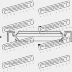 ELSŐ KERÉKAGY TÖMÍTÉS SUBARU IMPREZA G11 2000.02-2007.04 JP 28015-AA070