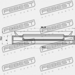 HAJTÓMŰTÖMÍTÉS MITSUBISHI LANCER CY,CZ 2007.03-2013.02 EUR 2960A032