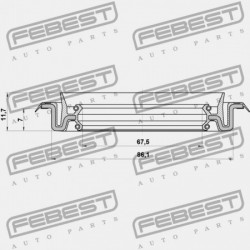 ELSŐ KERÉKAGY TÖMÍTÉS MAZDA BT-50 UN 2006-2008 EU UM51-33-065
