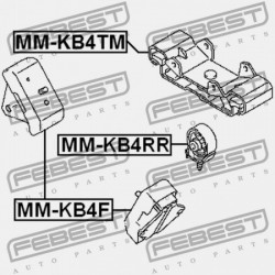 SEBESSÉGVÁLTÓ PÁRNA MITSUBISHI PAJERO/MONTERO SPORT KH0 2008.07-2013.01 EUR/MMTH MR992717