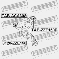 CSAP, ELSŐ ALSÓ VEZÉRLŐKAR TOYOTA AURIS/HYBRID (UKP) ADE15,NDE150,NRE150,ZRE15,ZZE150,Z 43330-19245