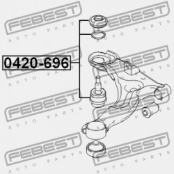 CSAP, ELSŐ ALSÓ VEZÉRLŐKAR HYUNDAI SONATA EF 02 2001-2006 DOM 54530-25000