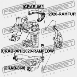 CSAVAR, ELSŐ ALSÓ VEZÉRLŐKAR DODGE RAM IV 2009-2018 04877158AH