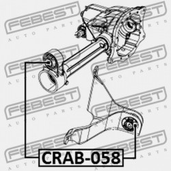 ELSŐ DIFFERENCIÁLMŰ PÁRNABURKOLAT PERSELY JEEP GRAND CHEROKEE III 2004-2010 52125142AC