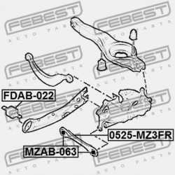 HÁTSÓ VEZÉRLŐKAR PERSELY FORD FOCUS CB8 2011- EU 1692849