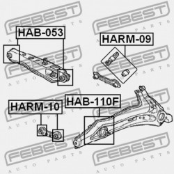HÁTSÓ VEZÉRLŐKAR PERSELY MEGERŐSÍTETT HONDA CR-V RD1 1996-2001 GN 52385-SR3-003