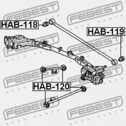 HÁTSÓ NYAKRÚD PERSELY HONDA HR-V GH4 2000-2005 EU 52361-SF4-003
