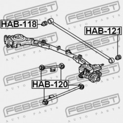 HÁTSÓ NYAKRÚD PERSELY HONDA HR-V GH4 2000-2005 EU 52361-S2K-004