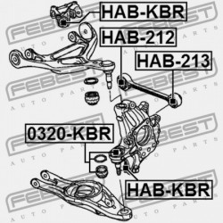 HÁTSÓ NYAKRÚD PERSELY HONDA LEGEND 4D KB1 2007-2008 JP 52340-SJA-000