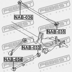 HÁTSÓ VEZÉRLŐKAR ELSŐ PERSELY NISSAN MARCH K11 1992.01-2002.02 JP 55111-2U000